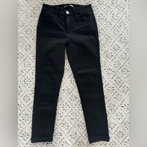 SO Black Mid-Rise Crop Jeans/Jeggings Size 3Juniors